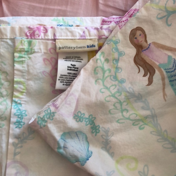pottery barn kids mermaid sheets